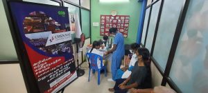 The Chennai liver foundation held a free hepatitis screening camp at SPC physio care