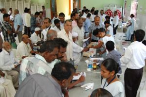 Free liver screening camps conducted by chennai liver foundation at pudukottai