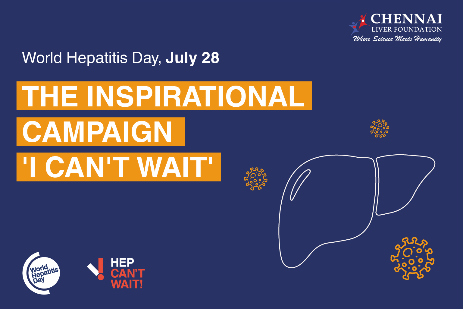 World Hepatitis Day: The Inspirational Campaign ‘I Can’t Wait
